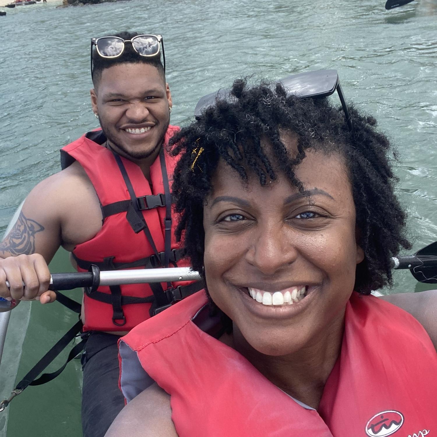 Kayaking and snorkeling. I almost died y’all