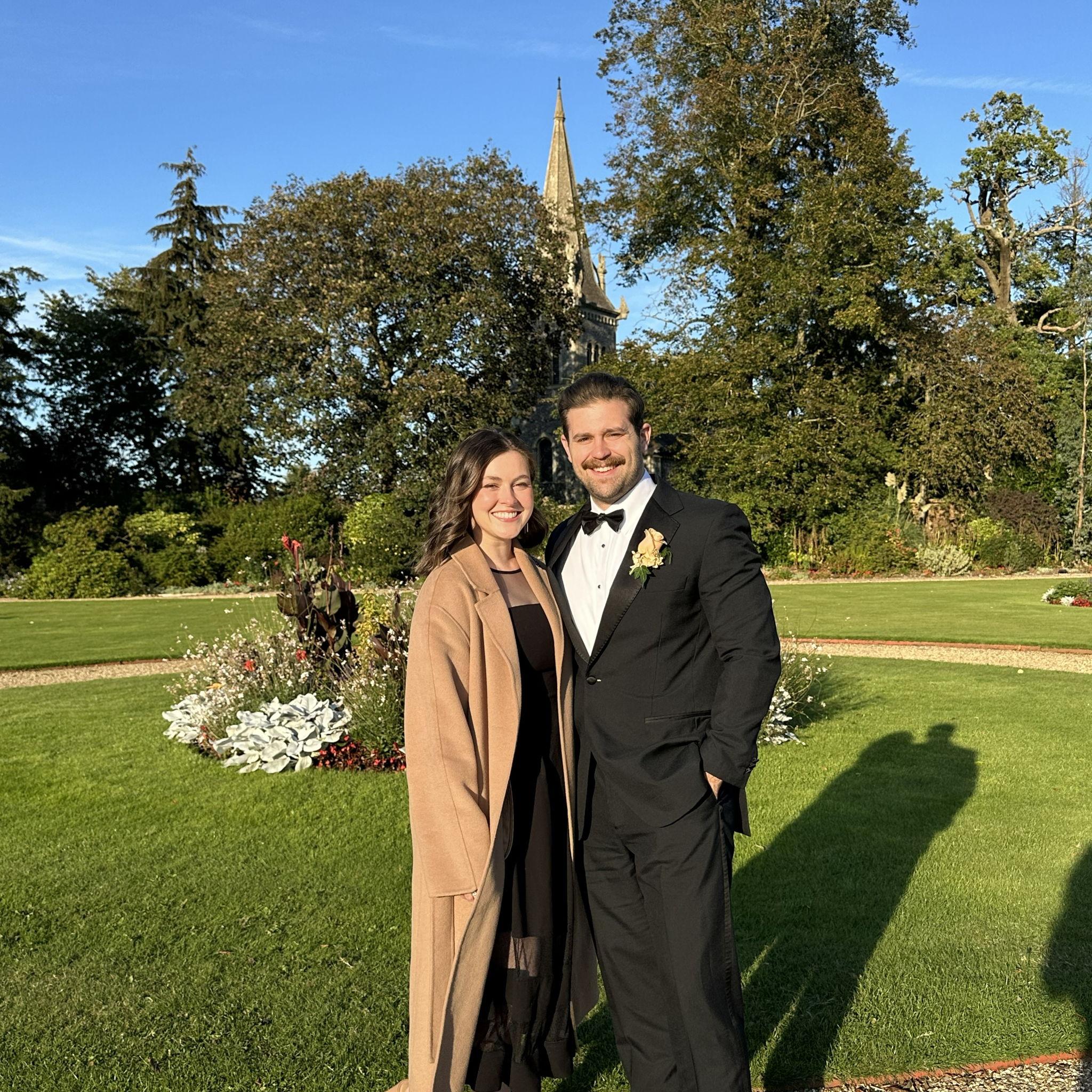 At our dear friends beautiful wedding in Hook, England