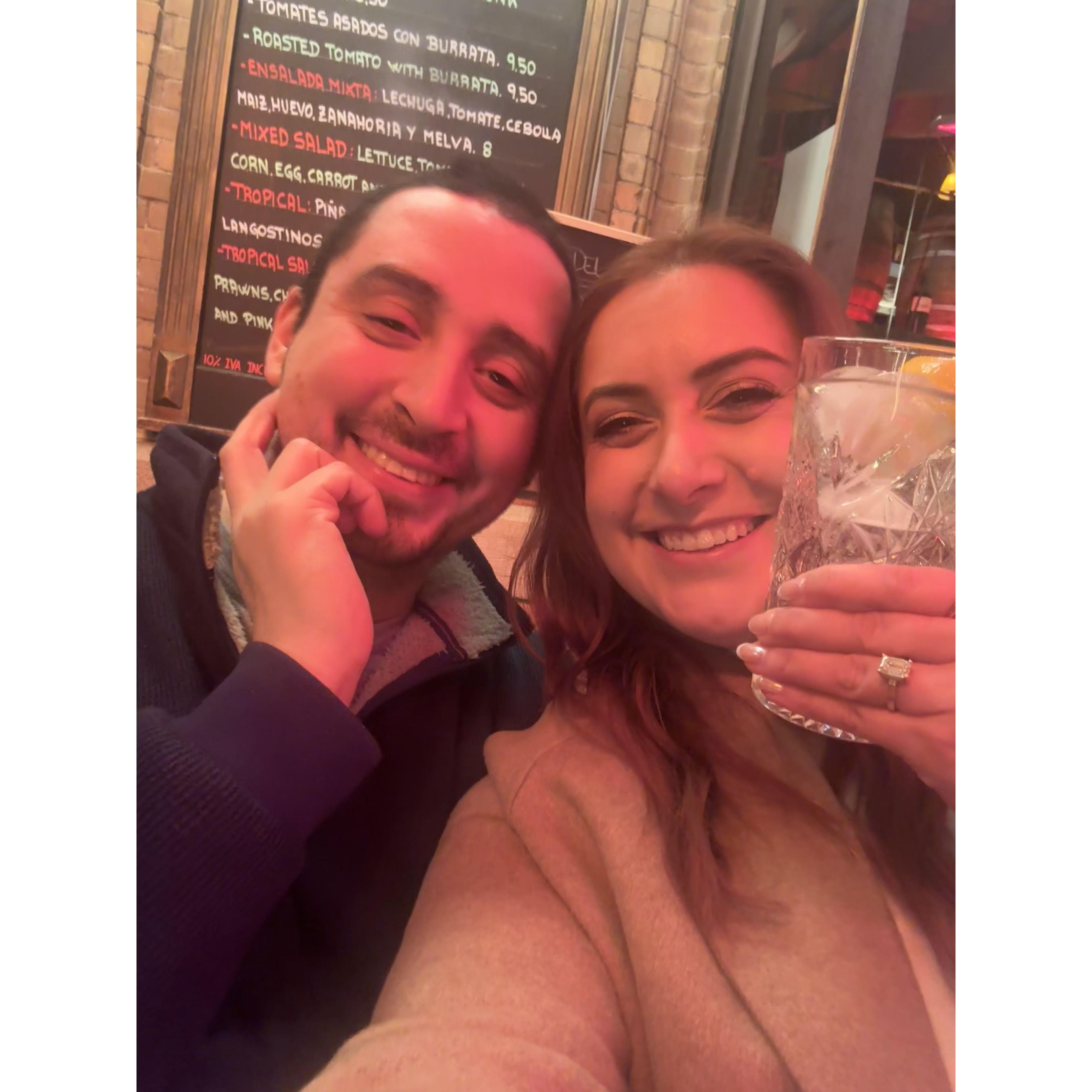 first photo as an engaged couple ;)