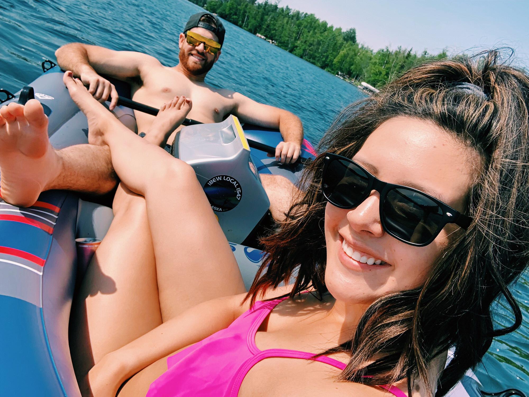 Alaskan sun is no joke... We ended this day with QUITE the sunburn