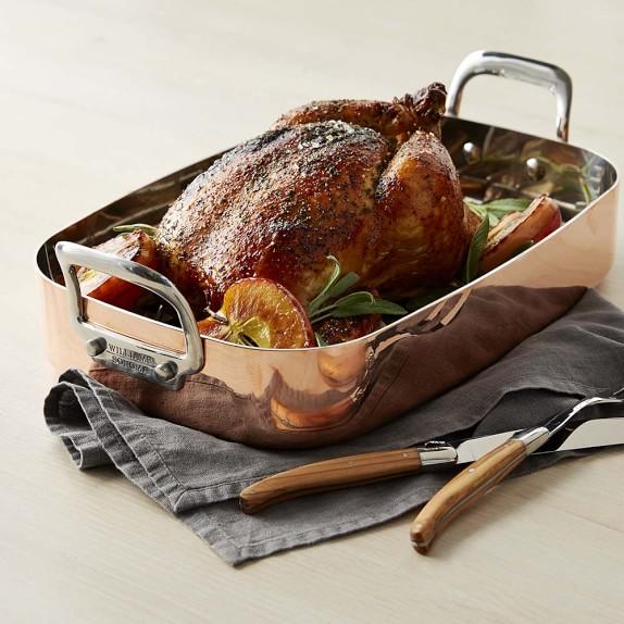 Williams Sonoma Professional Copper Roaster with Rack