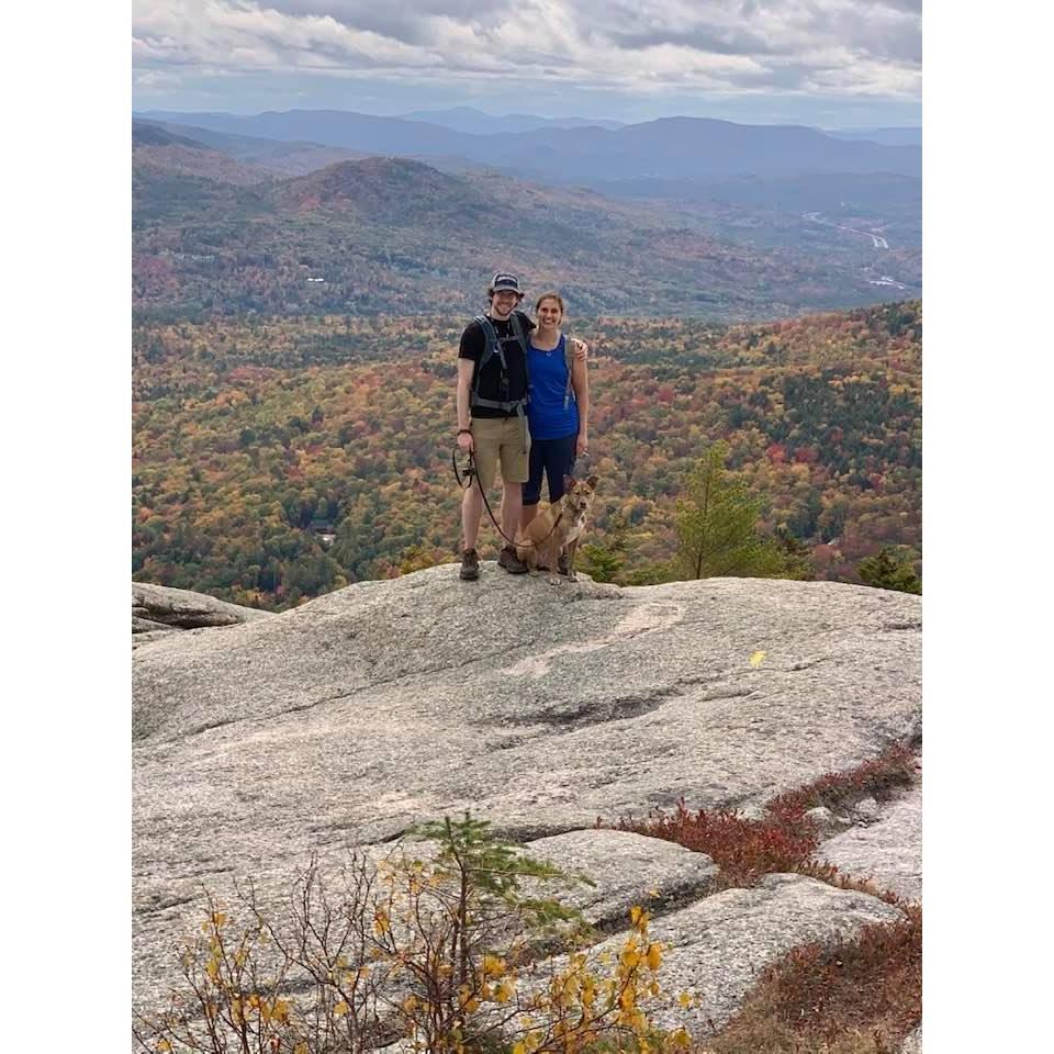 Hiking Welch-Dickey NH w/ Terra and the pack.