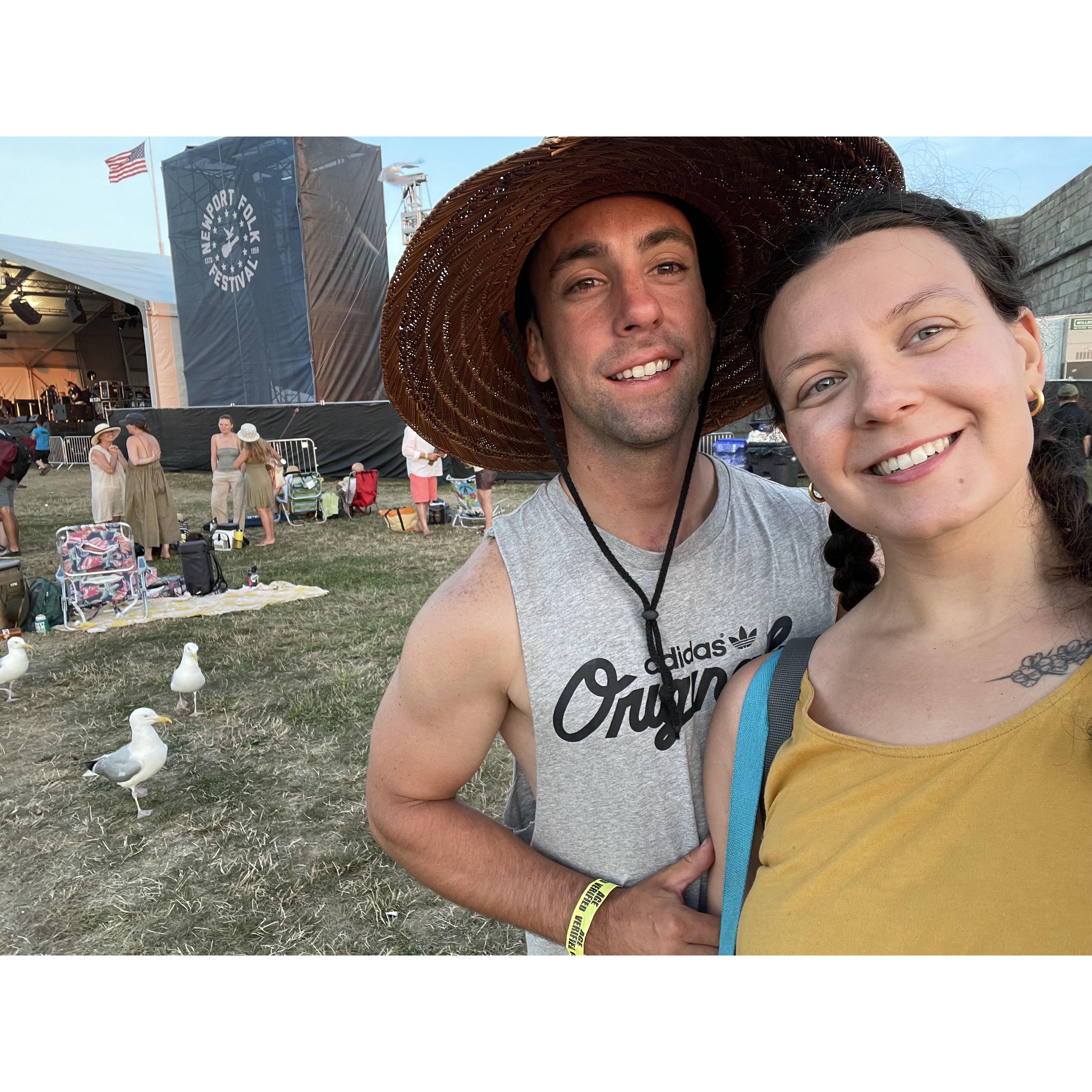 John's first Newport Folk