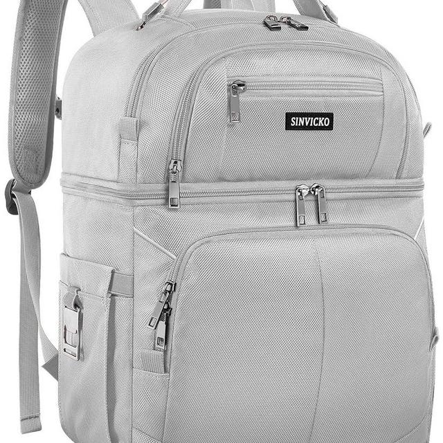 Insulated Cooler Backpack - Keeps 30 Cans Hot/Cold for Up to 12 Hours - Waterproof & Leak Proof Soft Cooler Bag - Insulated Backpack Cooler - Lunch Backpack for Men Women