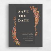 Grey Wedding Save the Date - Gramercy Corner