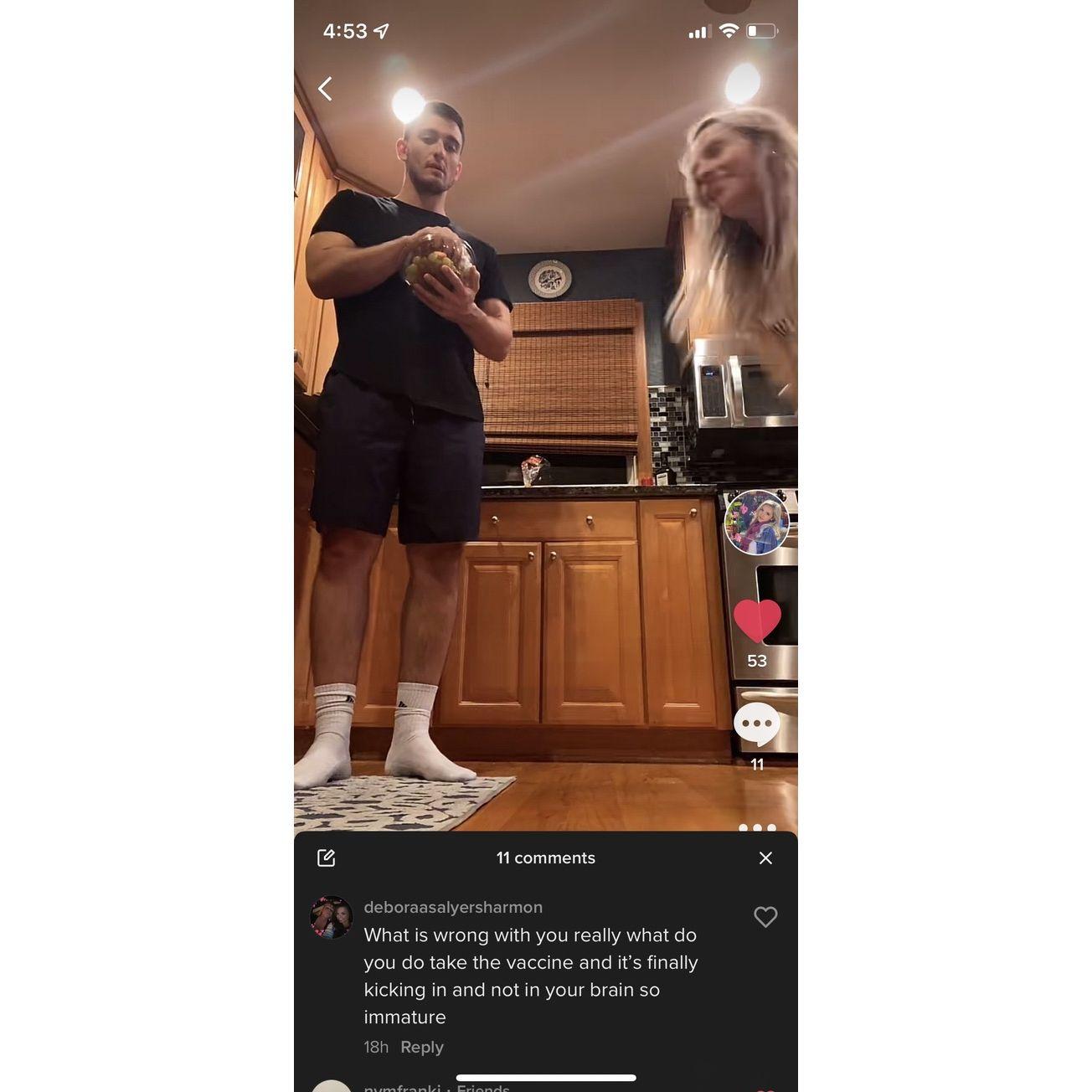 Our first hate comment.