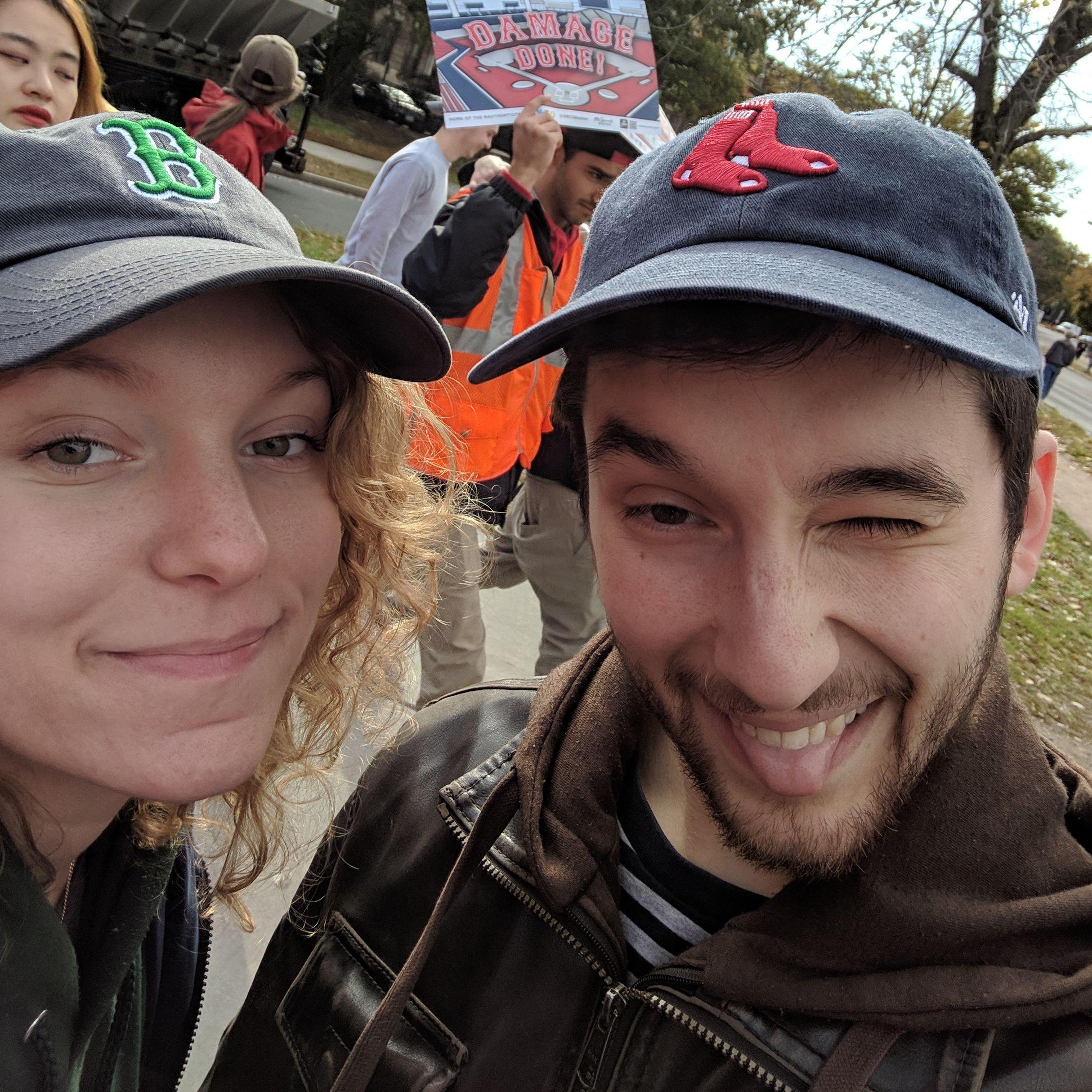 Red Sox World Series Win Parade! He's been converted