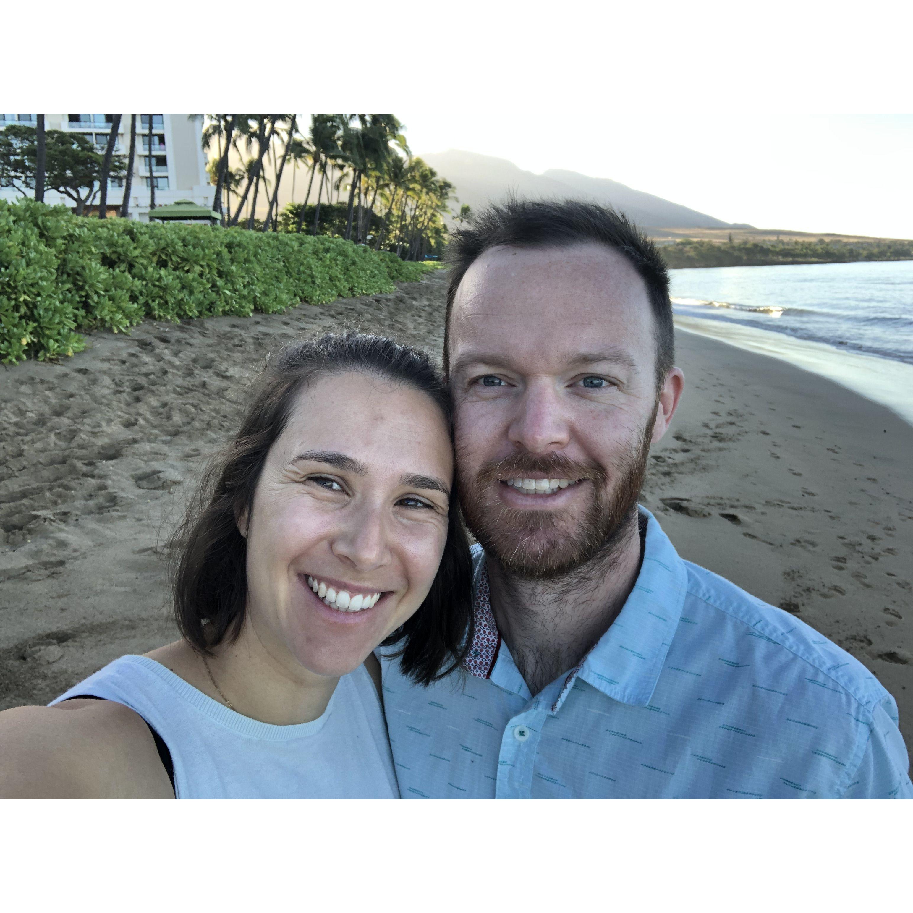 Manon and Zach's first ever trip to Hawaii. They fell in love with Maui and couldn't wait to go back.