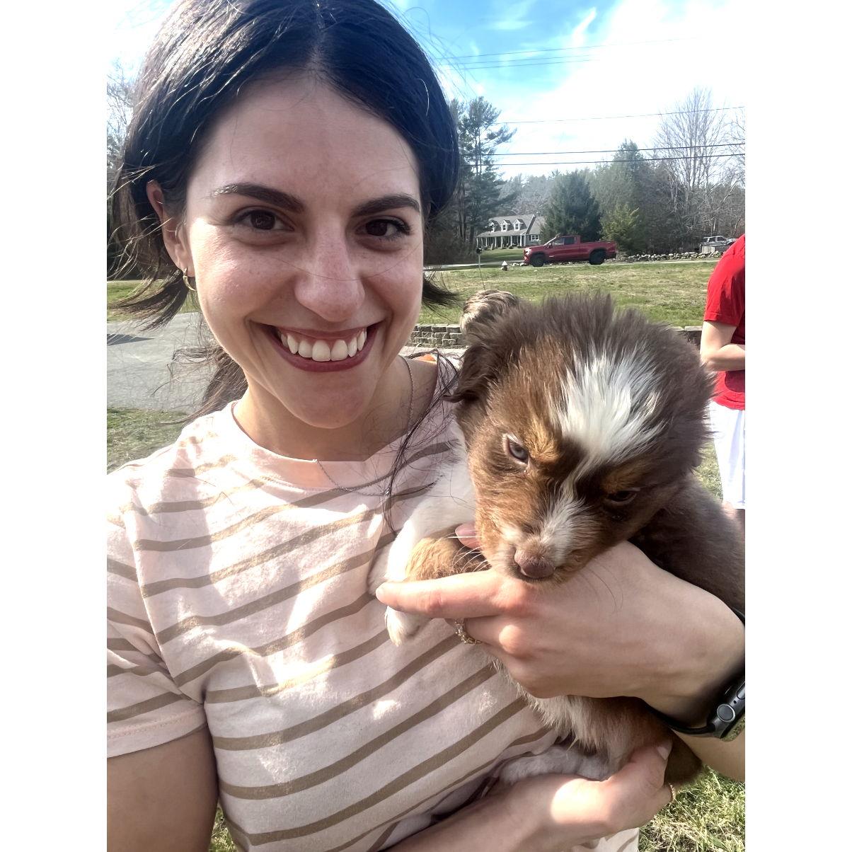 The day Jennie & Joe met Gimlet for the first time - April 12, 2023