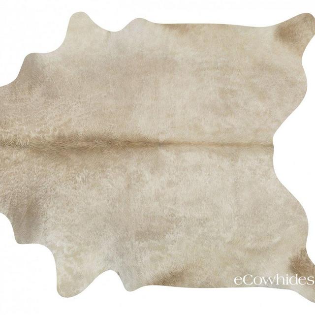 Champagne Brazilian Cowhide Rug: XL