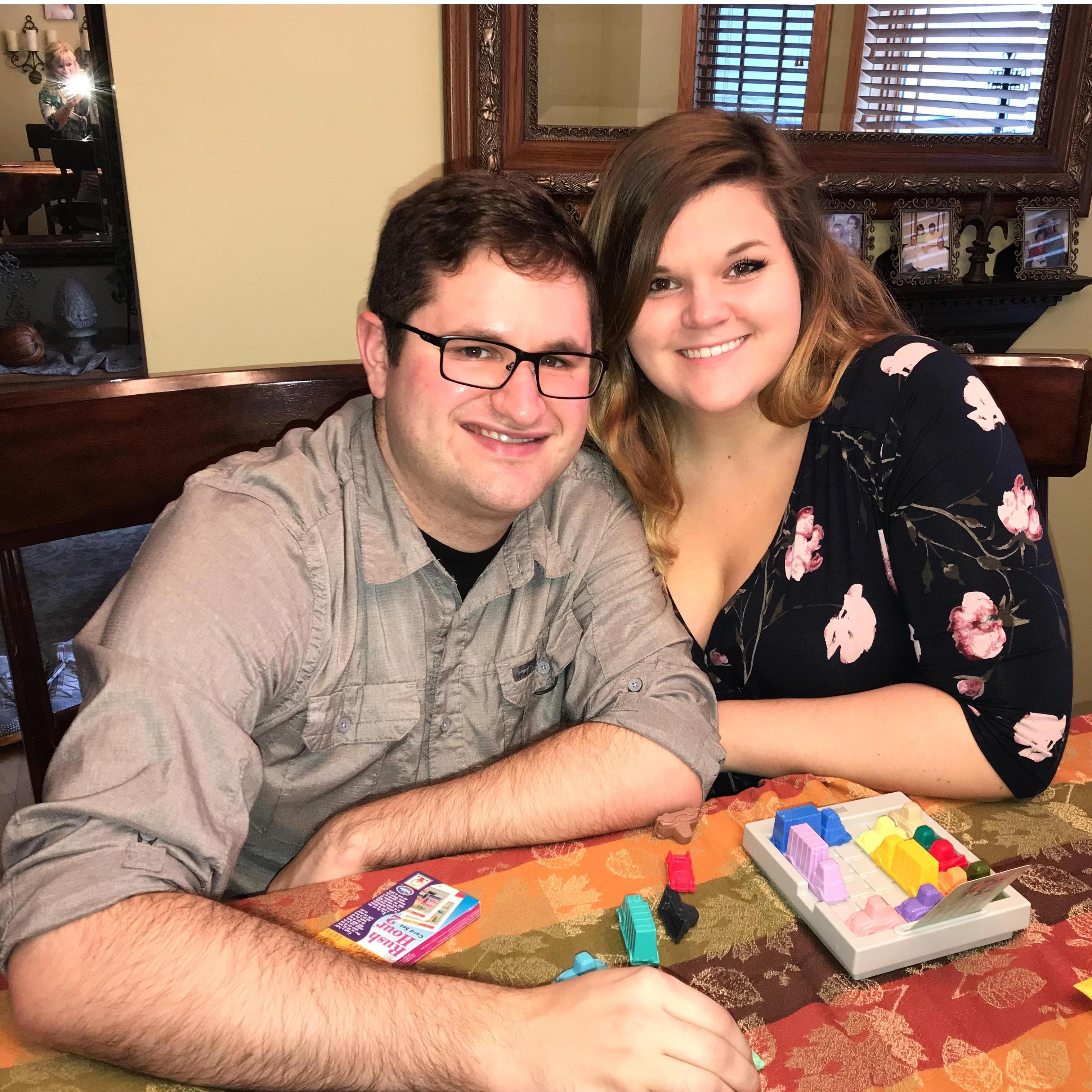Solving the city's traffic problem over our first Thanksgiving together.