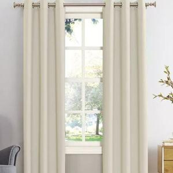 Pearl Sun Zero Preston Energy Saving Blackout Grommet Curtain Panel - Macy's