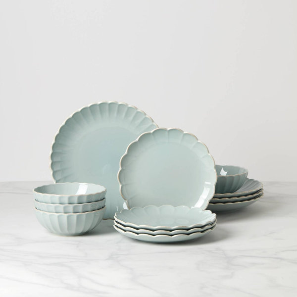 Lenox French Perle Scallop Dinnerware Set - Thumbnail 3