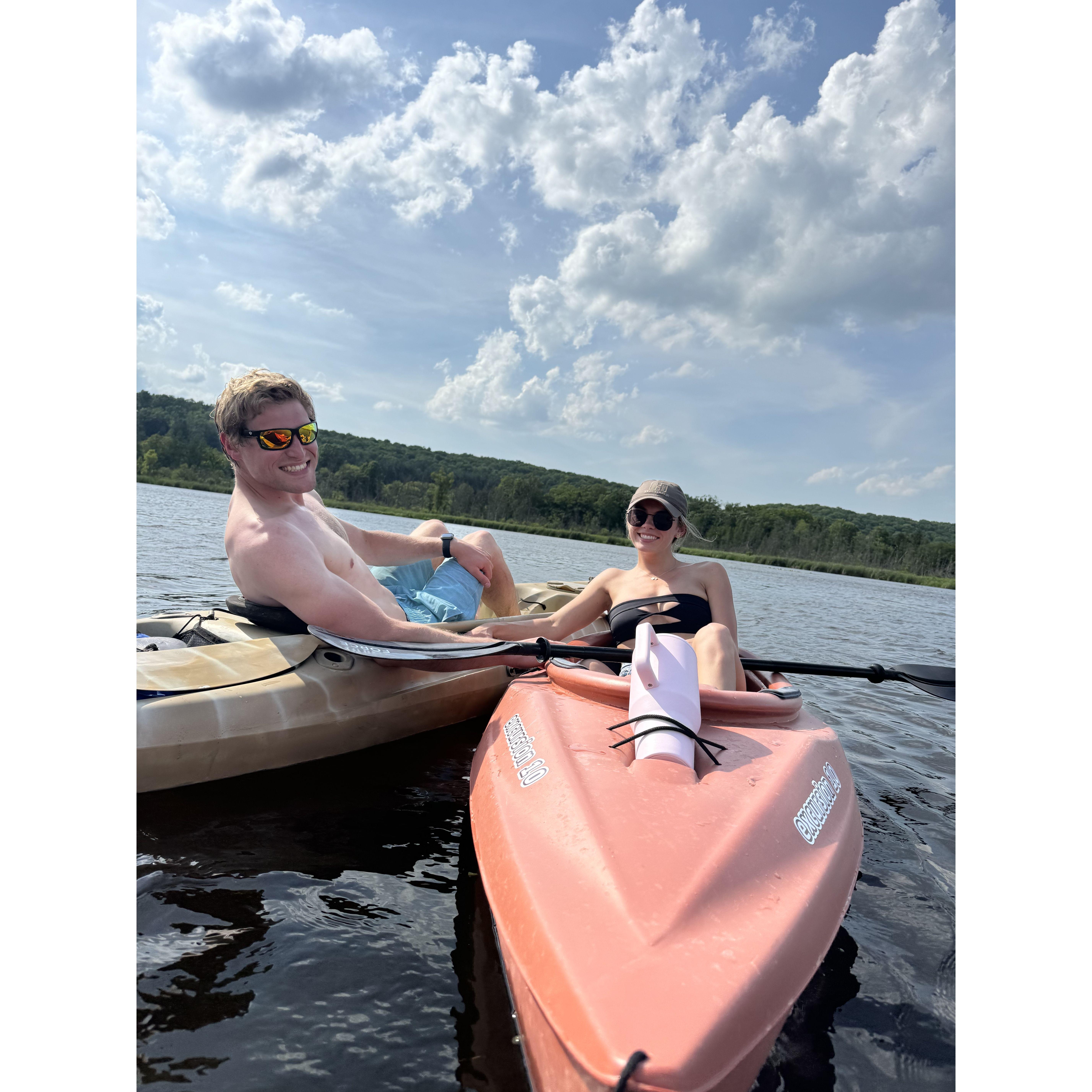 6/16/24: Kayaking for Father's day with Carley's family