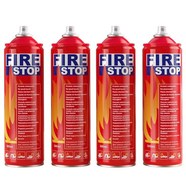 Fire Extinguisher 4-Pack with Mounting Bracket for Home, Vehicle,Kitchen,car,Emergency Kits & Supplies,Emergency Survival Kits.