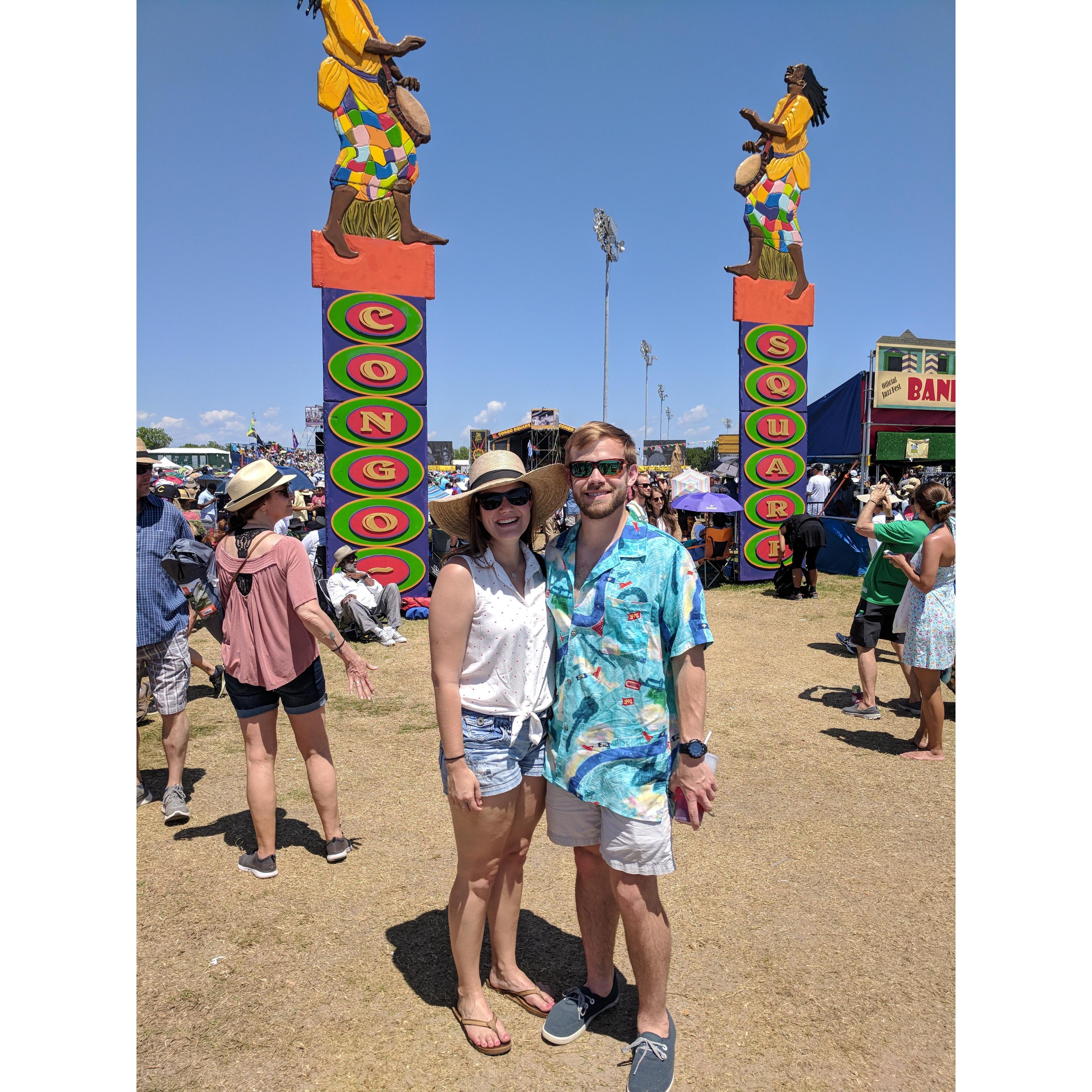 One of our favorite regular trips - Jazz Fest in New Orleans!