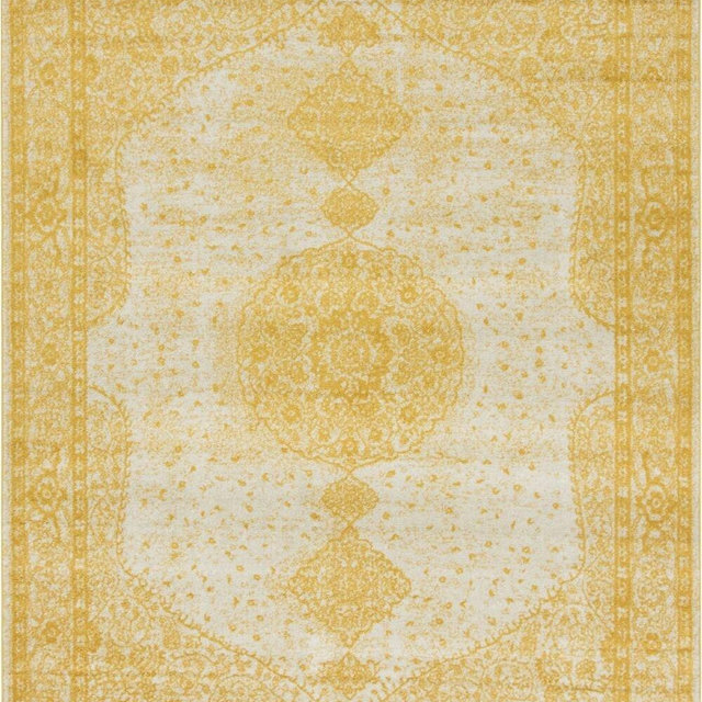 Vienna Oriental Yellow Area Rug