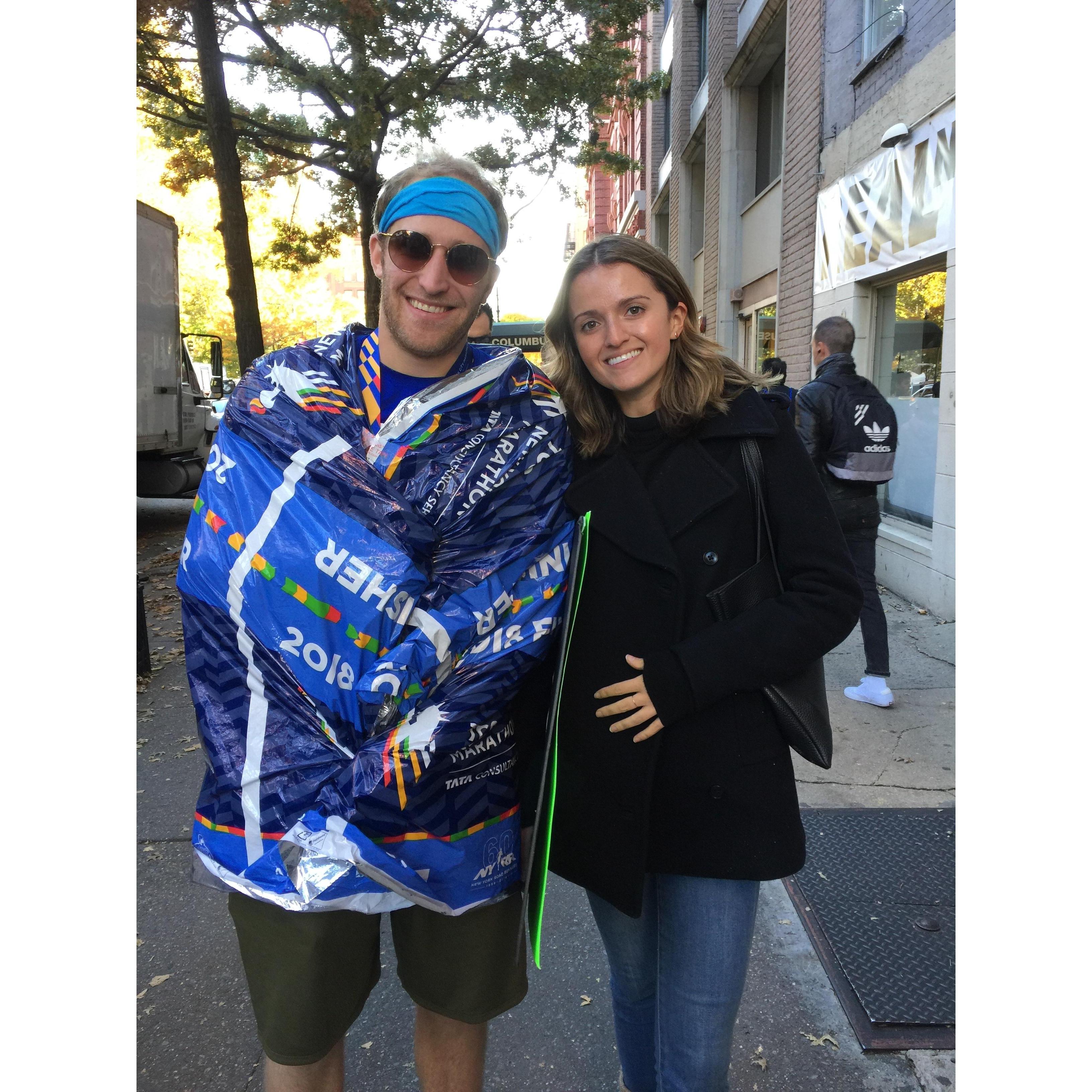After Jarrod ran the New York City Marathon