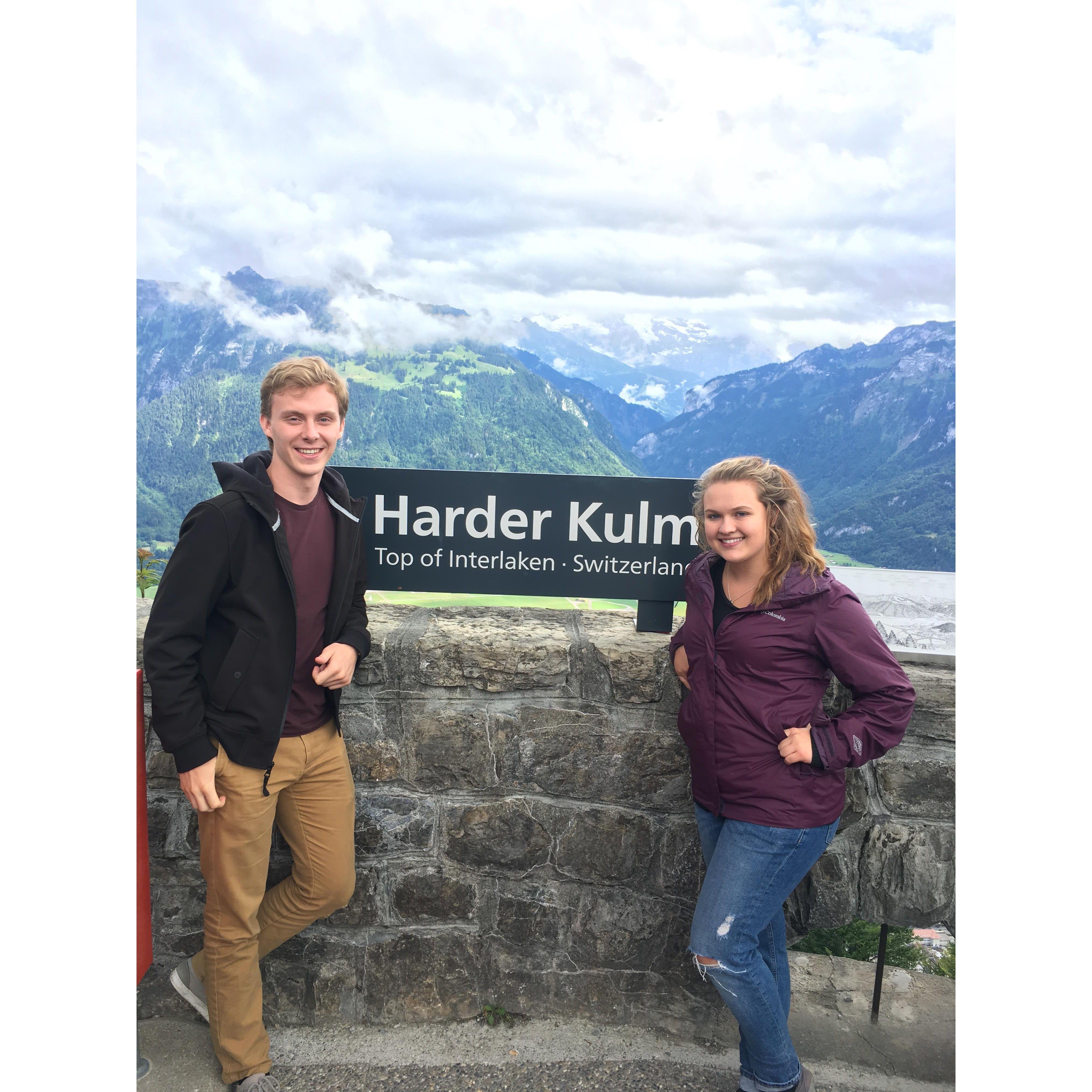 Harder Kulm in Interlaken, Switzerland