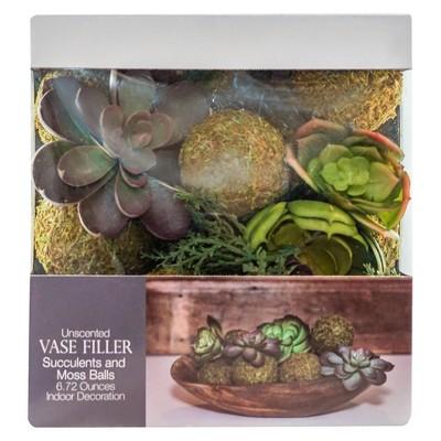 Succulent/Moss Ball Vase Filler Green 6.72oz - Lloyd & Hannah