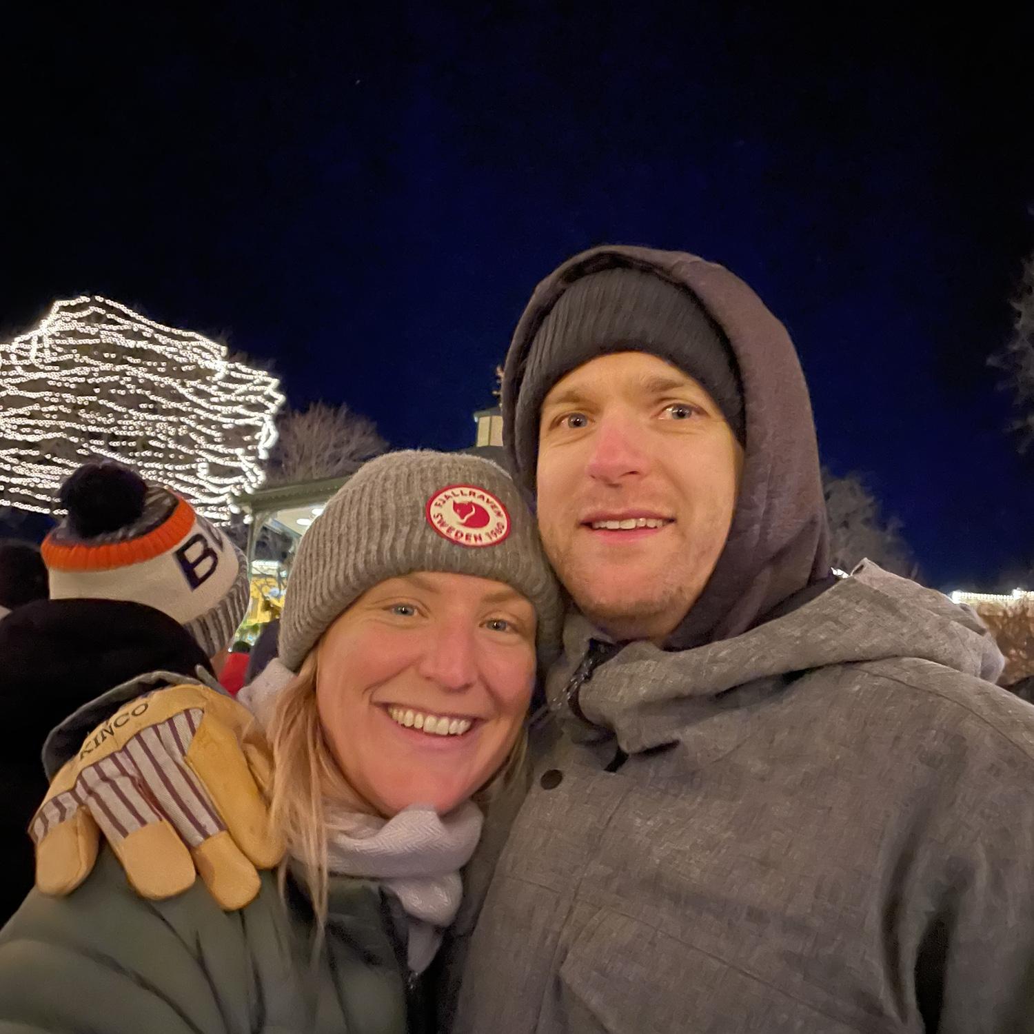 Sam’s first Woodstock square tree lighting!
