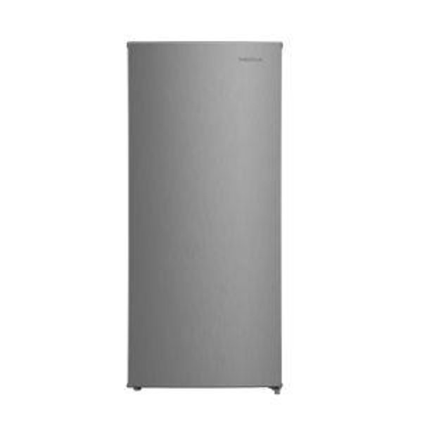 Insignia™ - 7.1 Cu. Ft. Garage Ready Upright Convertible Freezer - Stainless Steel Look