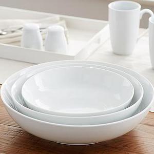 Great White Coupe Serving Bowls - Large