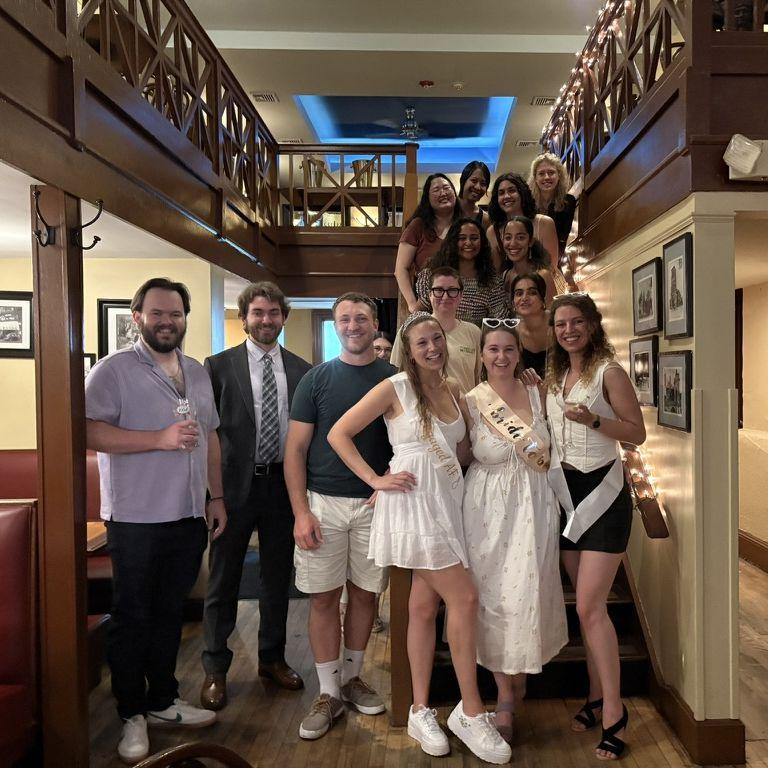 Carly's lab bachelorette party