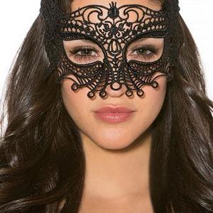 Seductive Black Eye Mask