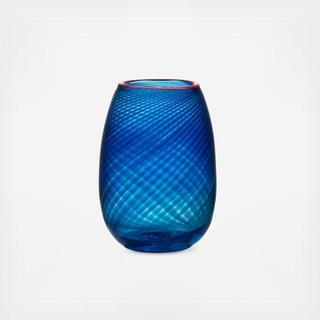 Red Rim Vase