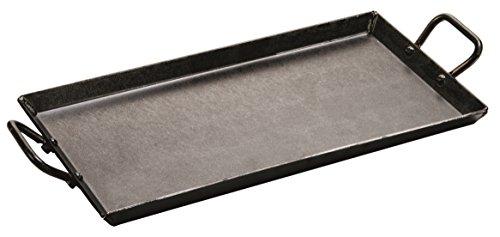 Lodge CRSGR18 Carbon Steel Griddle, Pre-Seasoned, 18-inch , Black