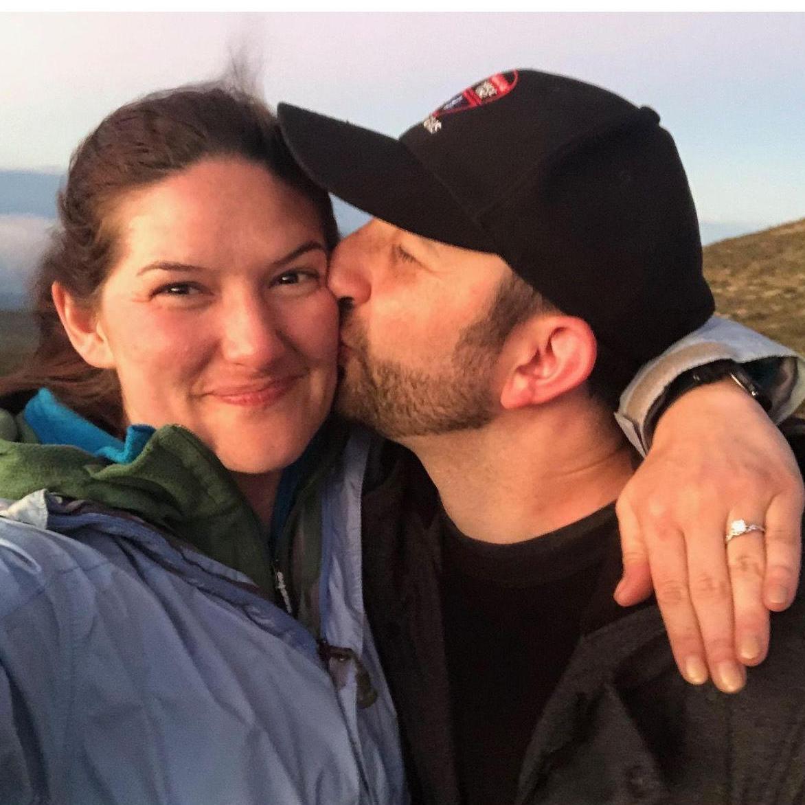 When we were FINALLY engaged.