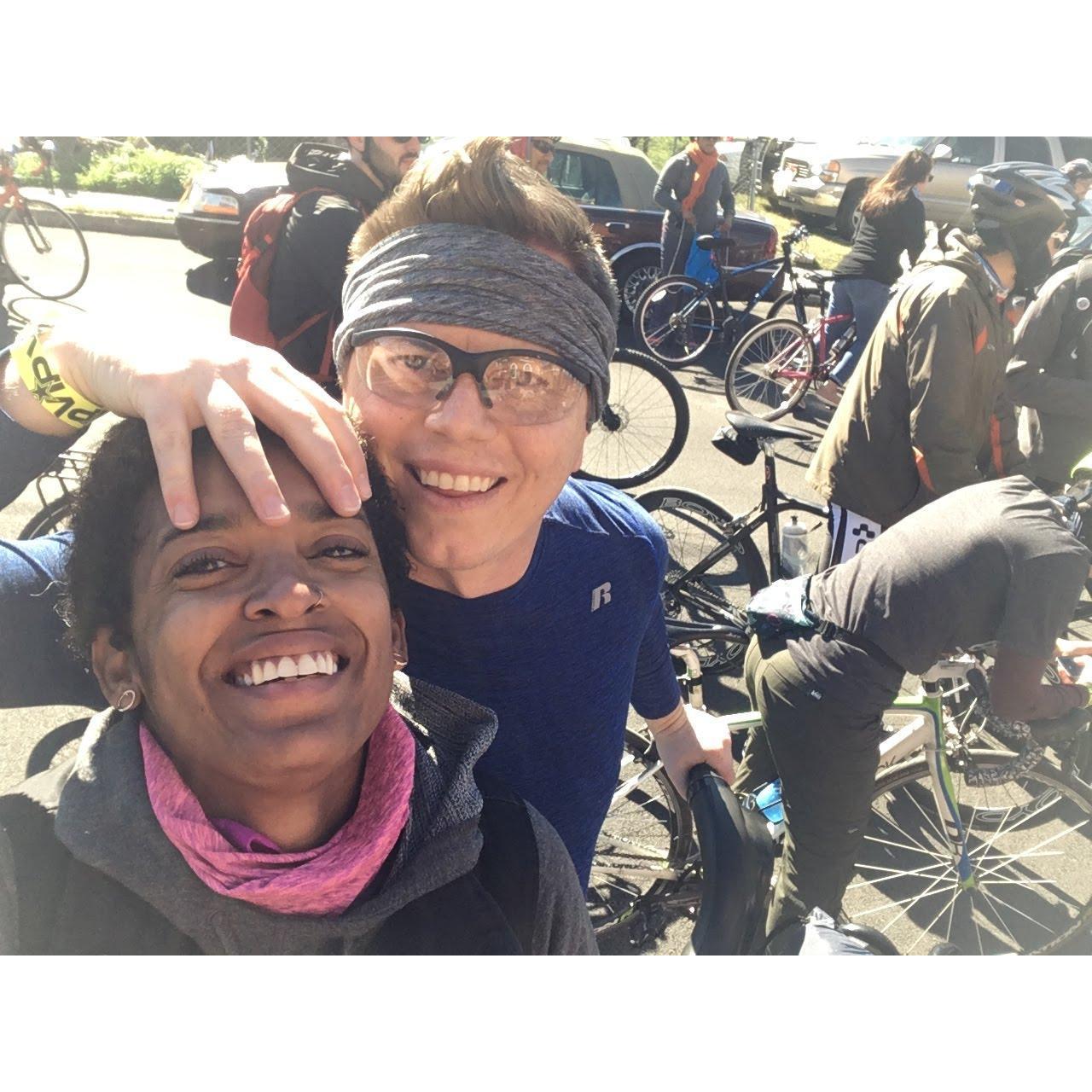 Sporty Spice Mike and Malii on a bikeride fundraiser (San Antonio, Jan. 2019)