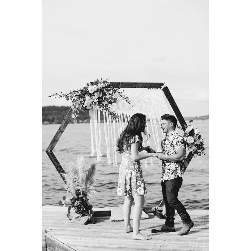 Moments before Nick got on one knee <3