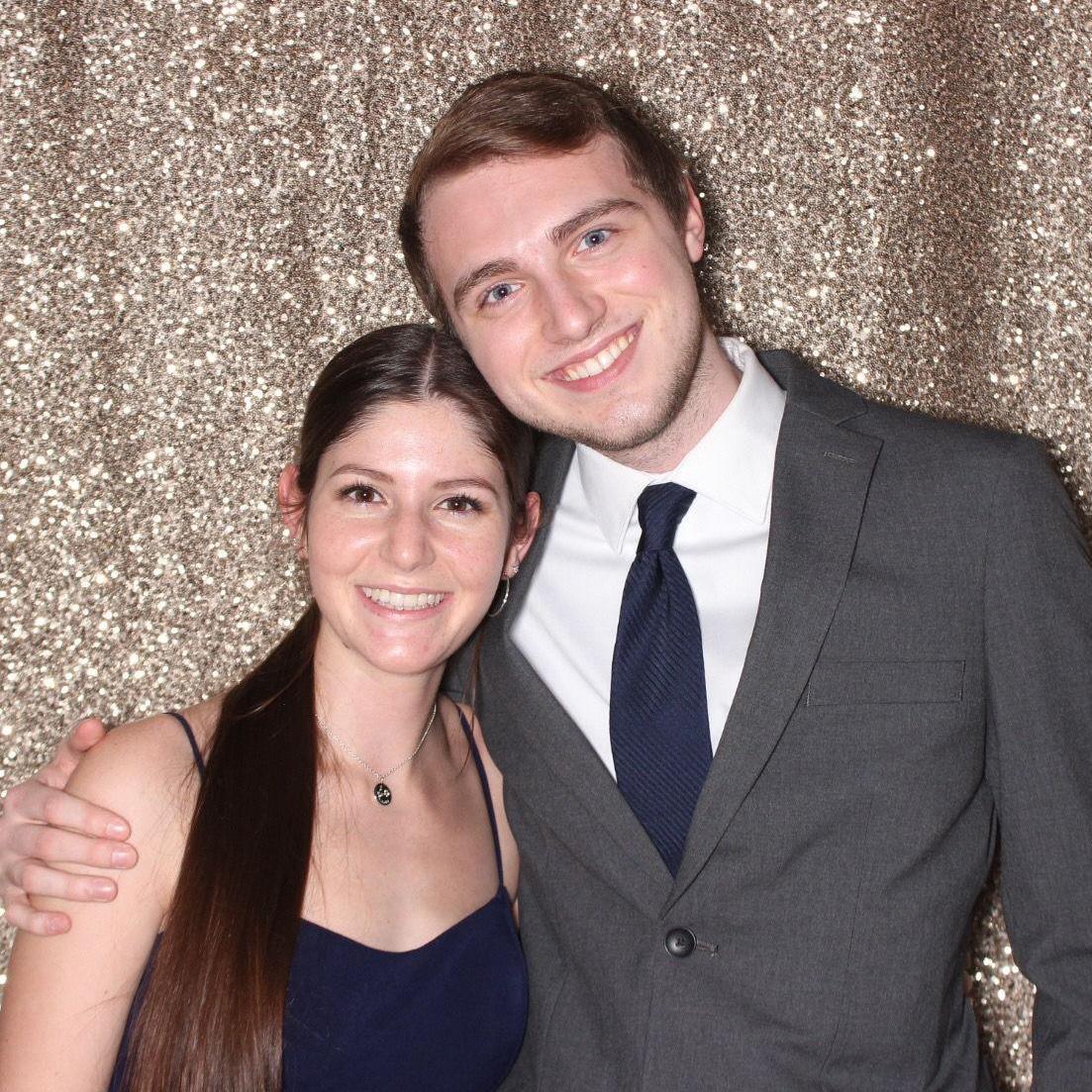 Having fun getting dressed up for a charity ball!