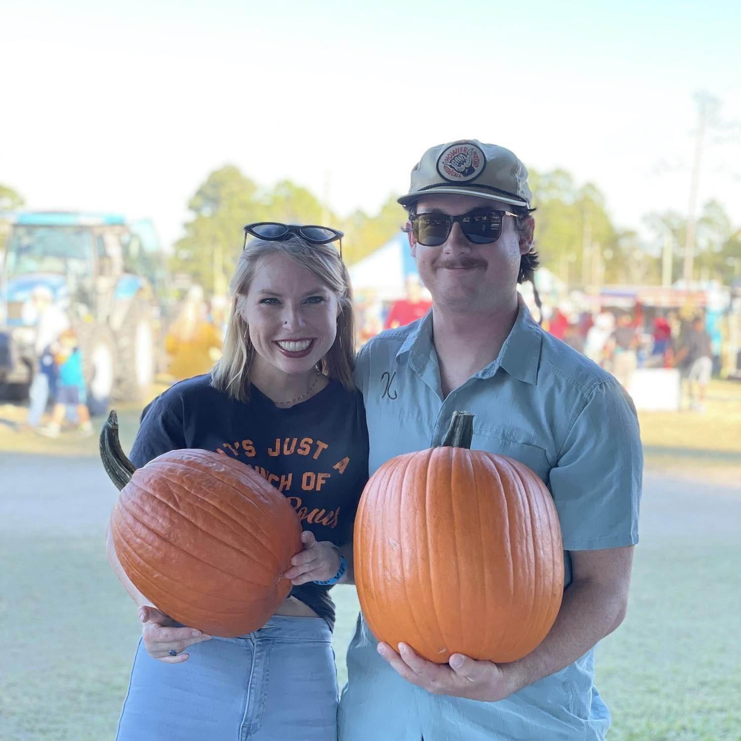 Our first pumpkin patch date