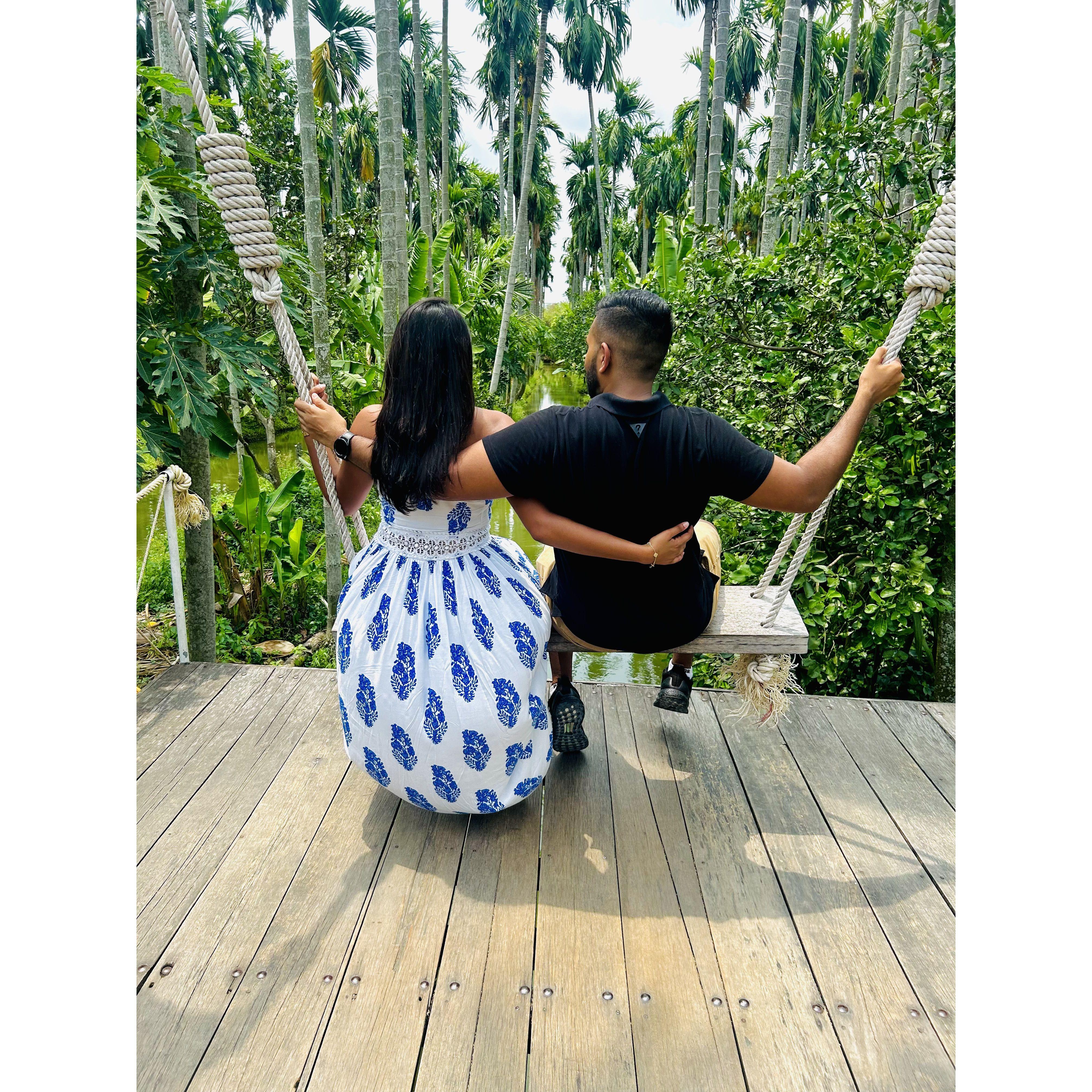 Swinging into love 💚