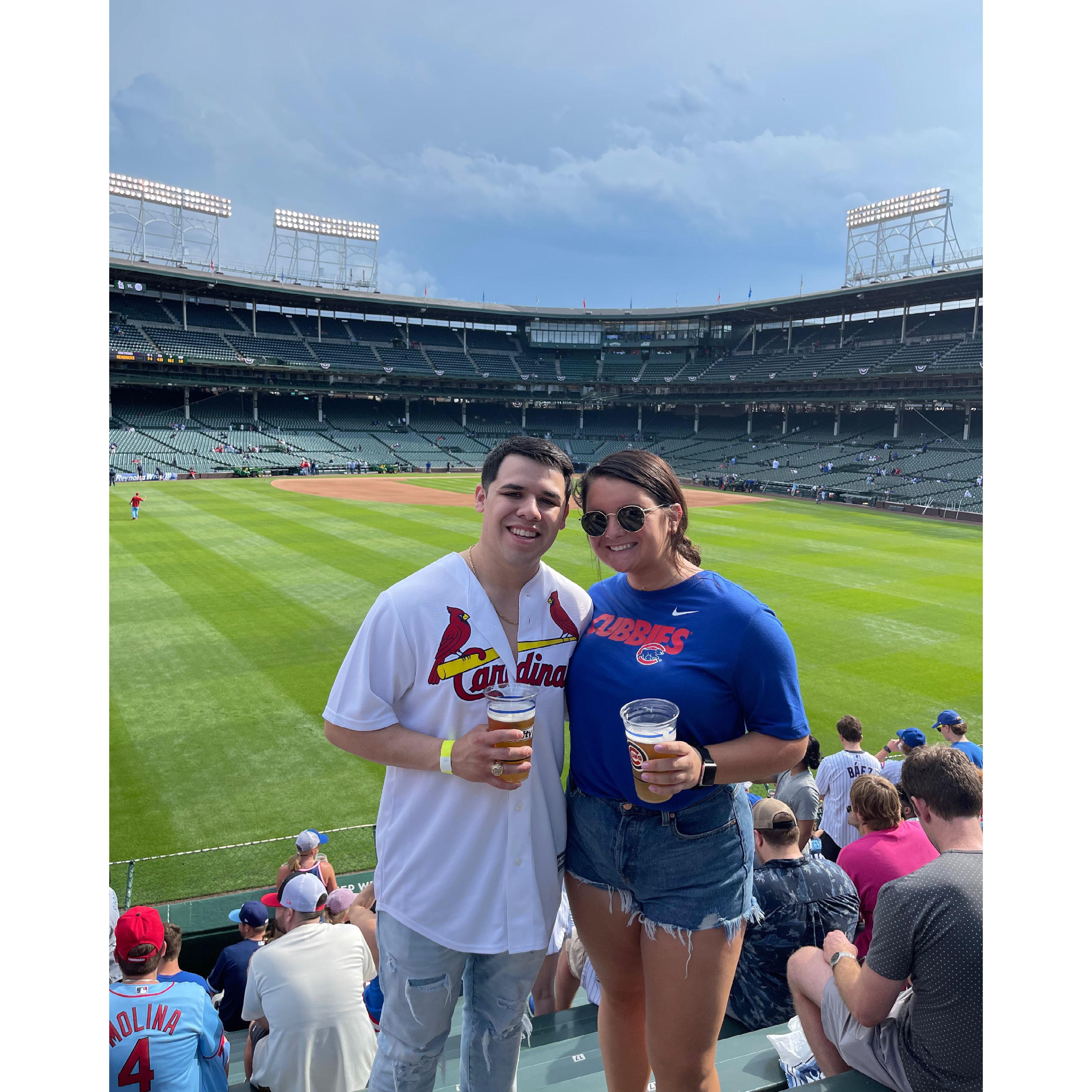 Chicago Cubs vs St. Louis Cardinals at Wrigley Field (July 12, 2021)