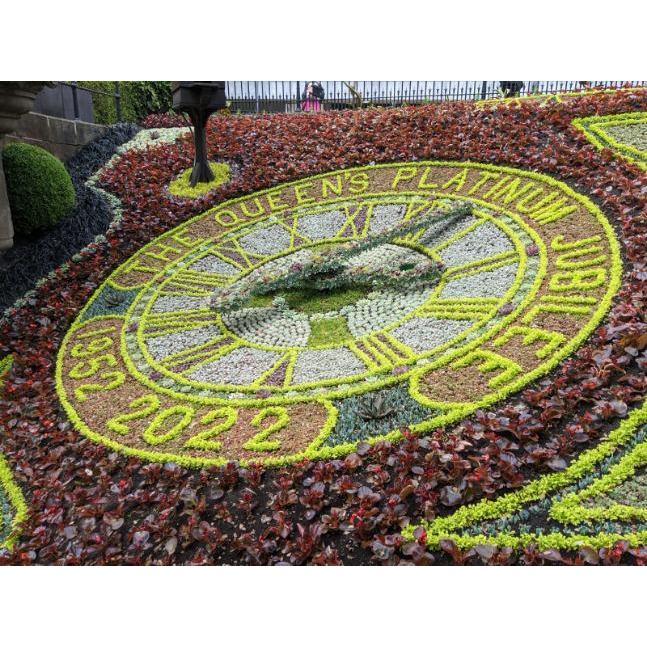 One of the most interesting pieces was a fully functioning clock that was covered in succulents. 