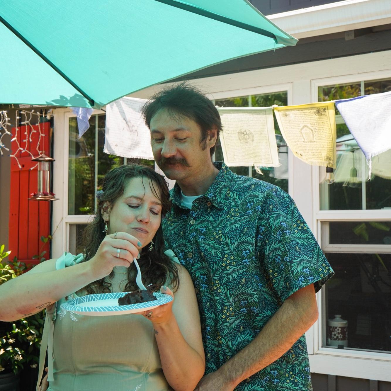 Jesse's Mom made us a delicious cake.