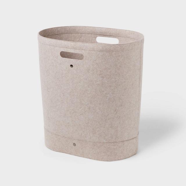 Felt Double Laundry Hamper Oatmeal - Brightroom™