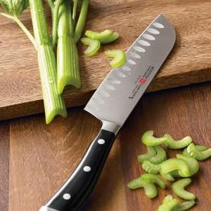 Wüsthof Classic Ikon Hollow-Edge Santoku Knife