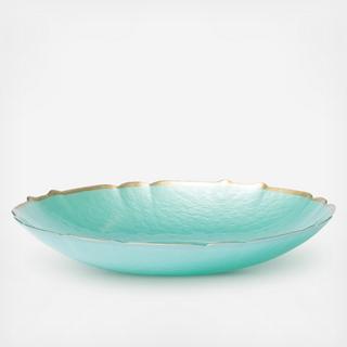 Baroque Glass Large Bowl