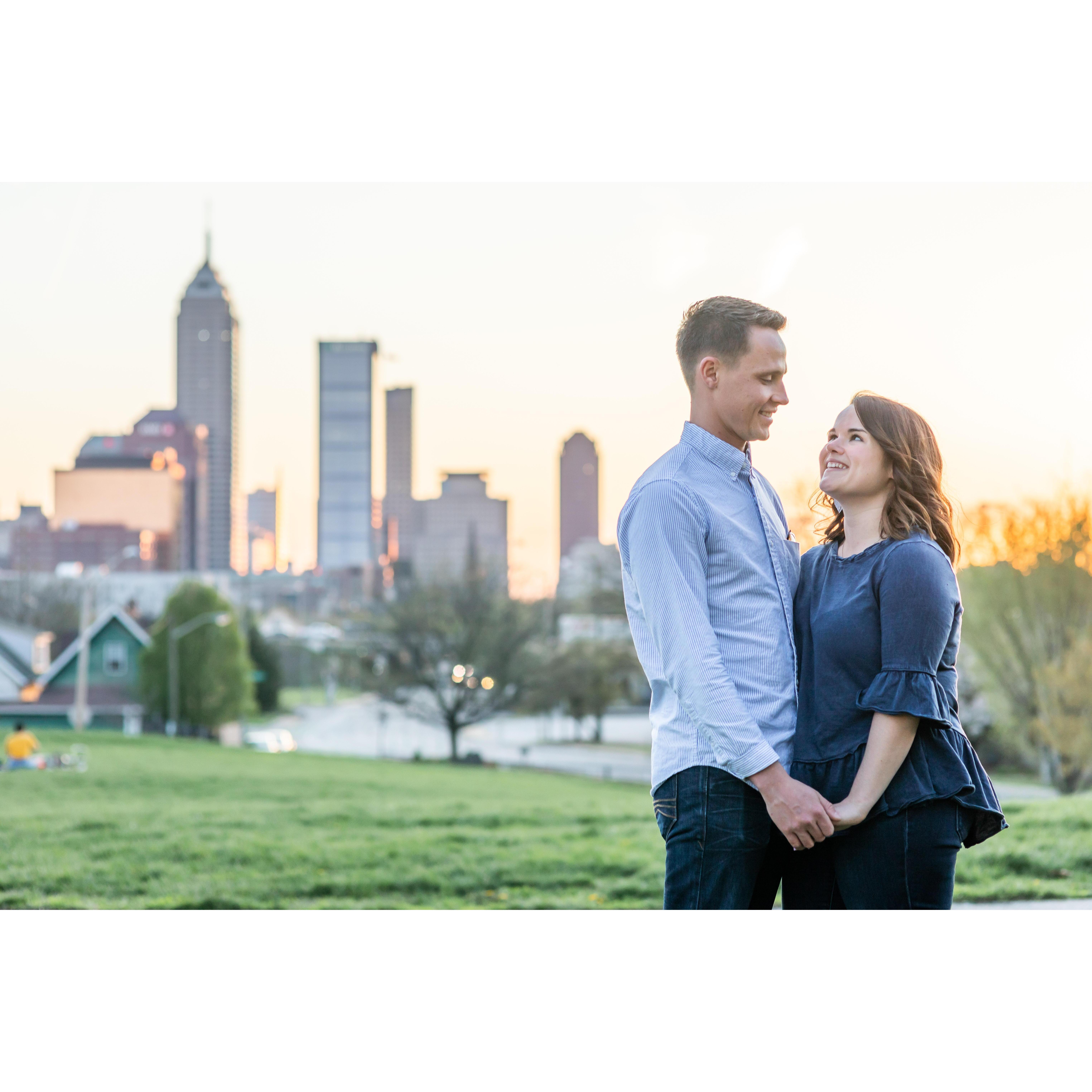 We love Indianapolis. Thanks so much to Sam Veach for our engagmenet pictures!