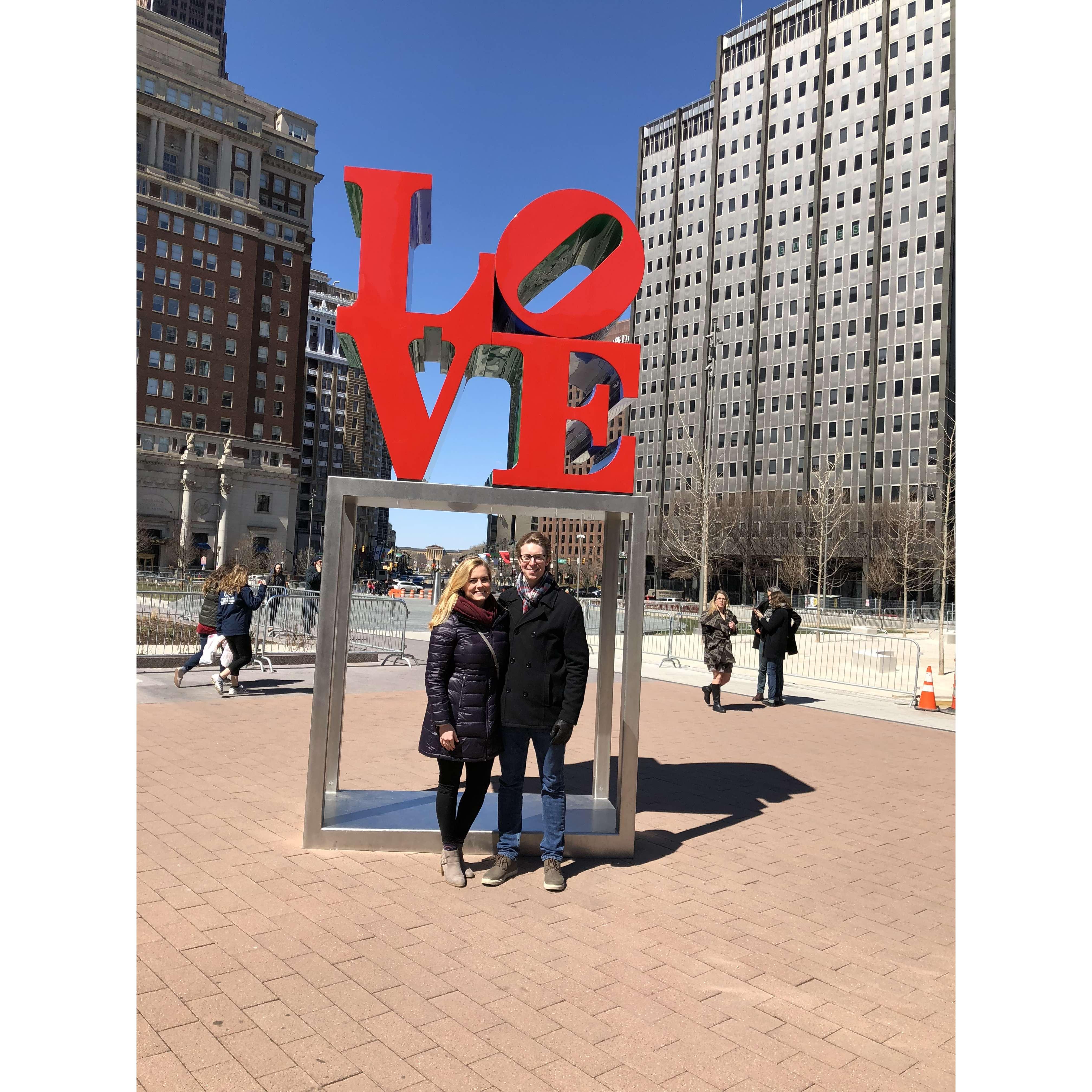 Anniversary weekend in Philly