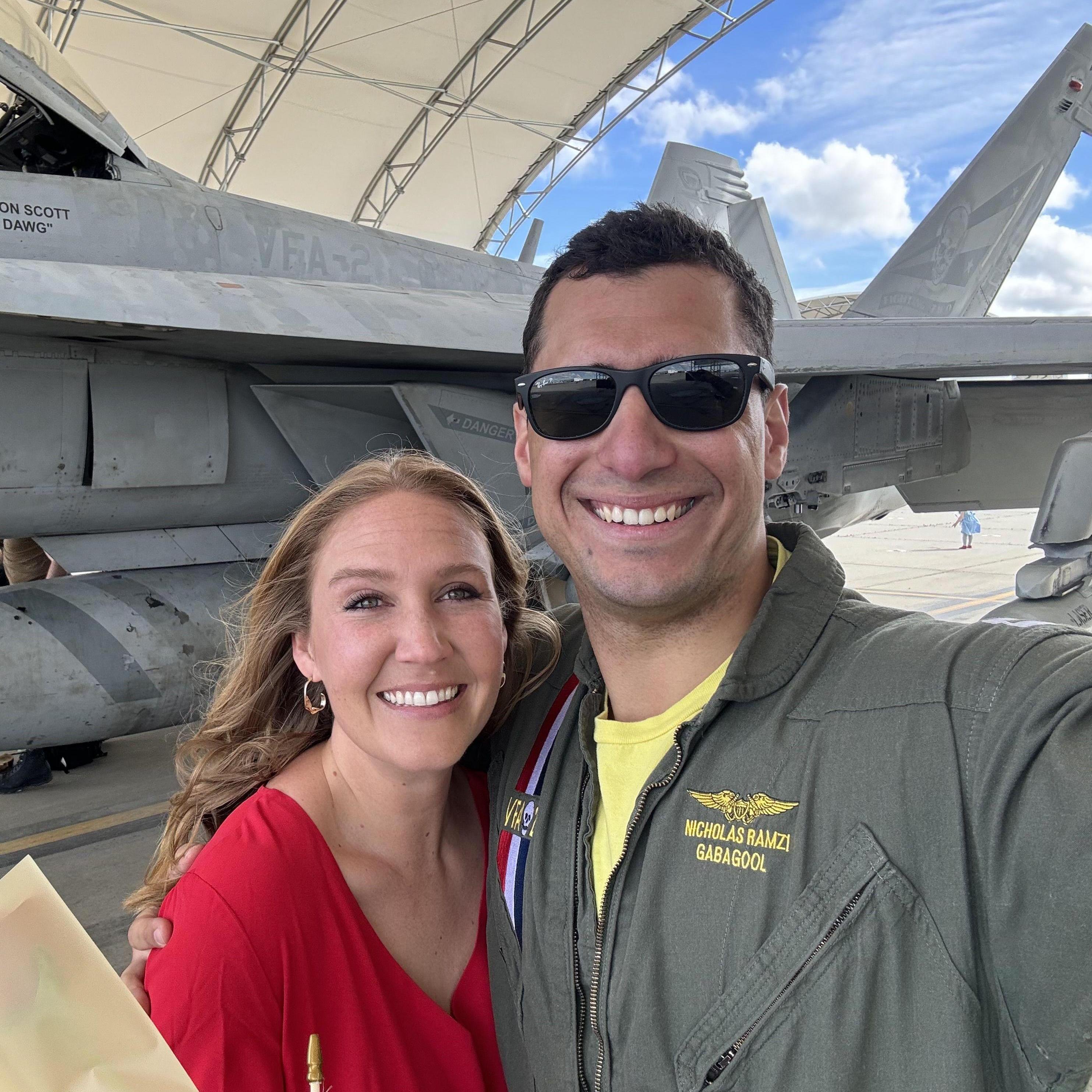 Nick's fly-in homecoming!