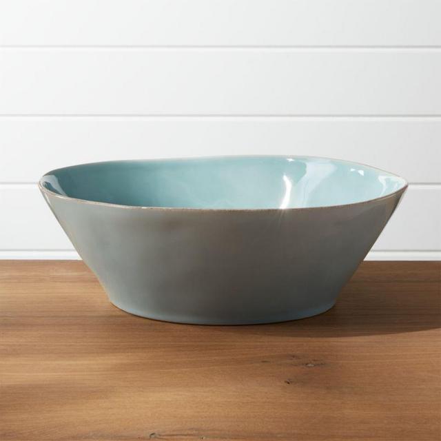 Marin Grey Large Serving Bowl