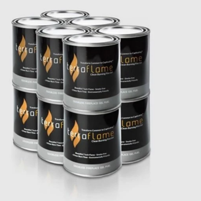 TerraFlame / SunJel 13oz Gel Fuel Cans 12 Pack
