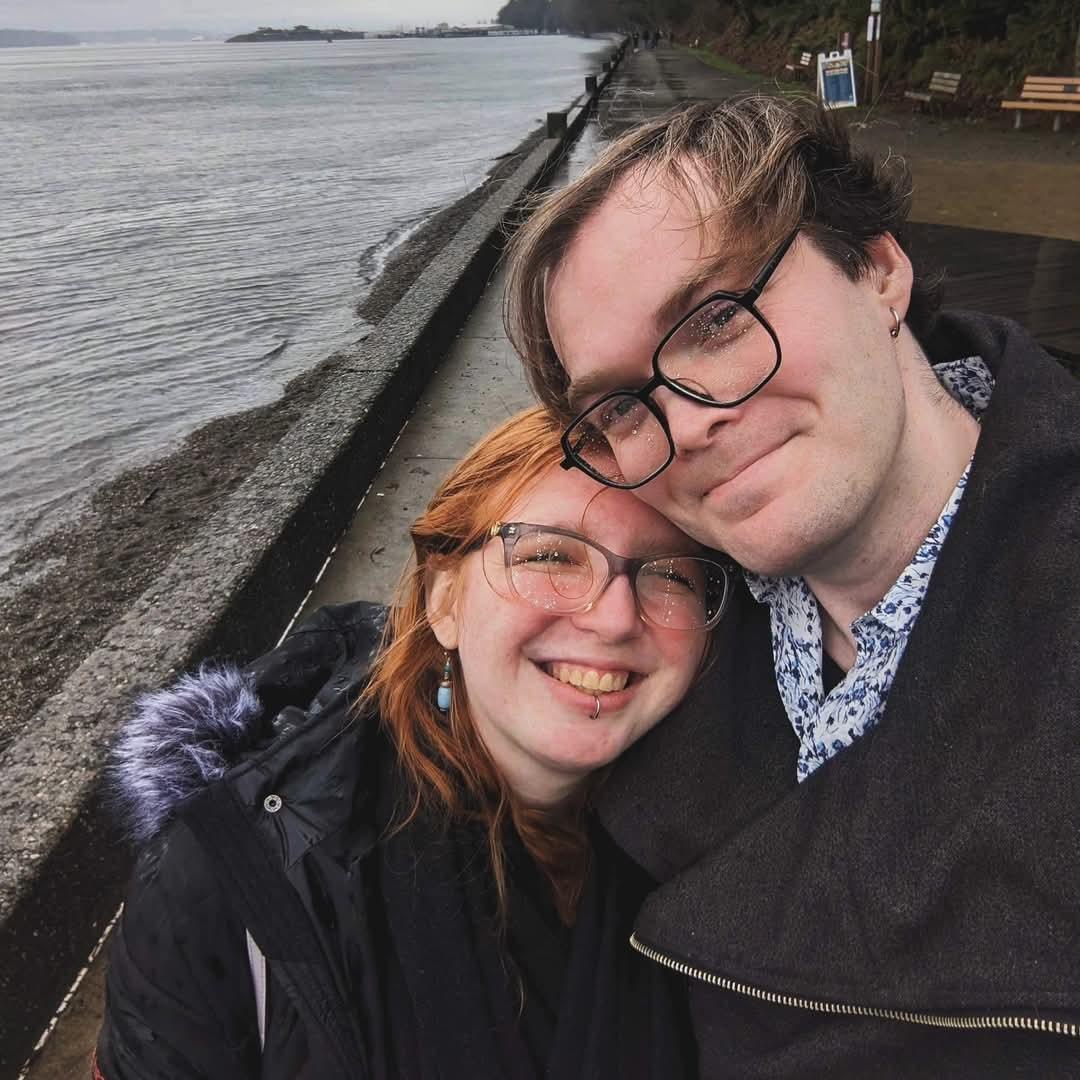 Visiting Owen's Beach, one of our first date spots after the engagement shoot.