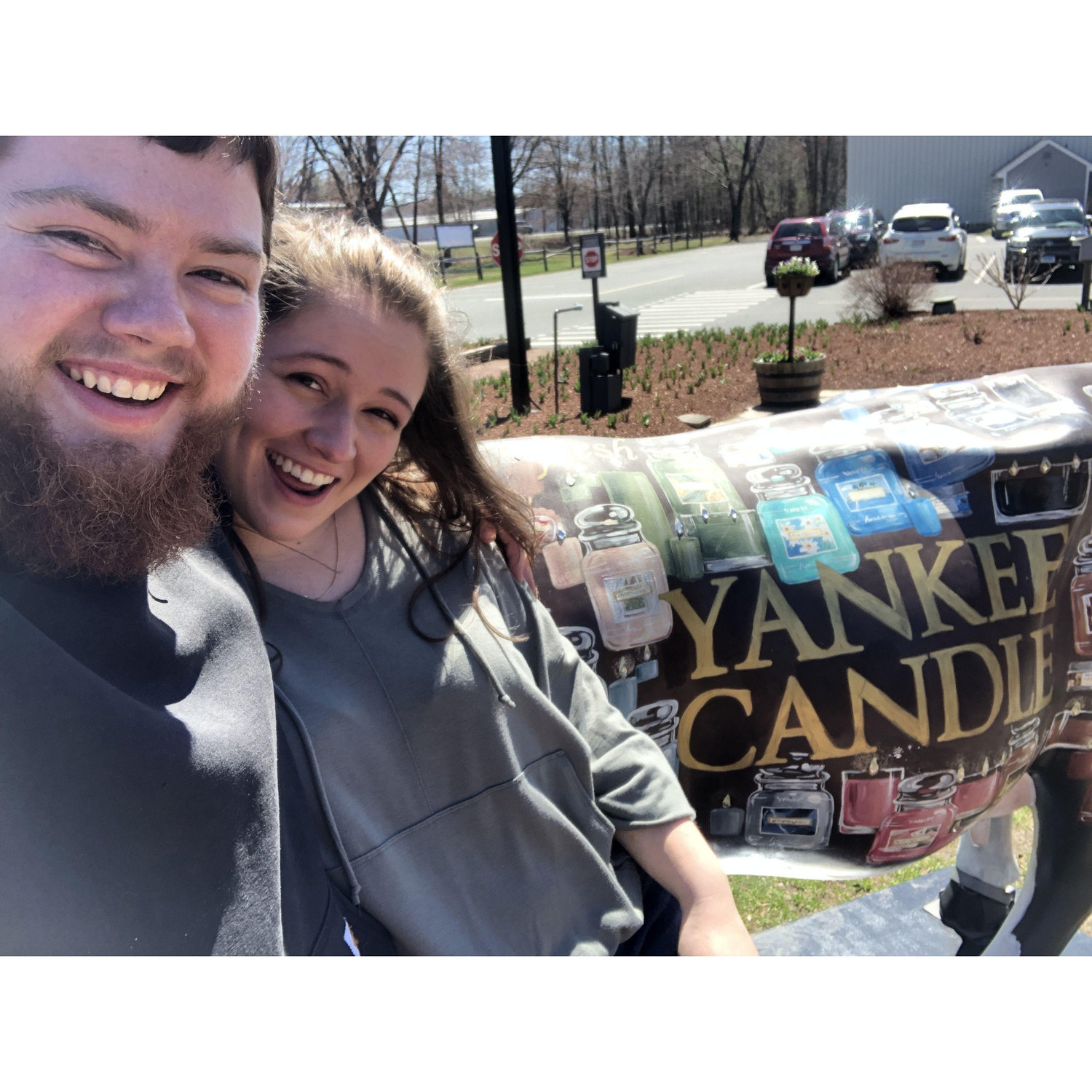 His first time visiting me and we went to Yankee Candle because it always brings me joy!